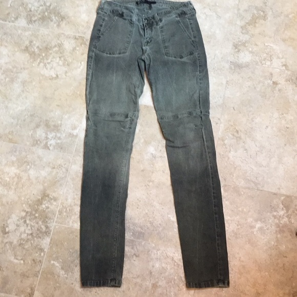 Design Lab Jeans Green Denim Super Skinny - Picture 7 of 7